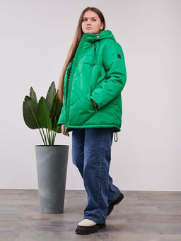 Куртка демисезонная Нэт зеленый - Yollochka фото 4