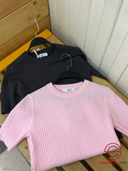 Футболка женская однотонная