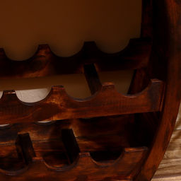 Подставка для бутылок БарБали 55х24х55 см, дерево албезия, коричневый - Simaland фото 4