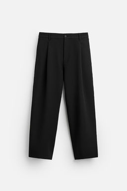 RELAXED FIT PLEATED TROUSERS - Zara фото 6