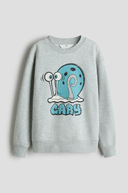 Sudadera con motivo estampado
