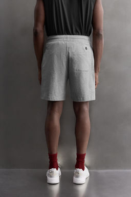 EMBROIDERED SHORTS WITH STRIPES - Zara фото 7