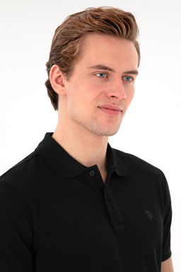 Erkek Slim Fit Polo Yaka Siyah Basic Ti__rt Sepette S_rpriz _ndirim - U.s. polo assn фото 2