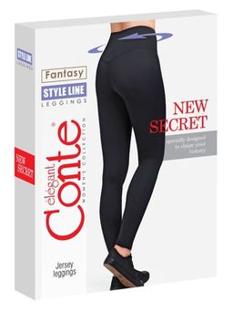 Леггинсы с широким поясом коррекция живота STYLE LINE