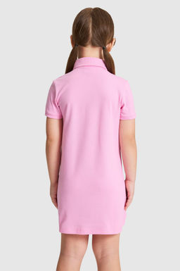 K_z _ocuk Pembe _rme Elbise