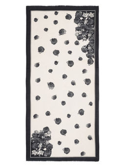 Палантин жен. виск+шерсть 90х200 LG33-607-01