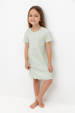 Crockid _ К 1180/зеленая лилия,ландыши сорочка ночная для дев