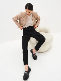 Женские джинсы mom fit с высокой посадкой - Mossmore фото 6