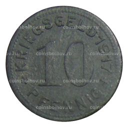 10 пфеннигов 1917 года Германия  Нотгельд Меттман