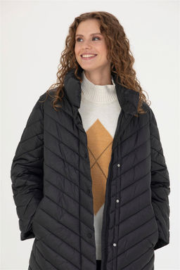 U. S. Polo Assn Женское черное пальто - U.s. polo assn фото 4