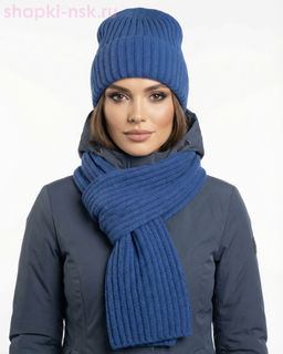 776 KWH Комплект женский (колпак+шарф) (56-58)