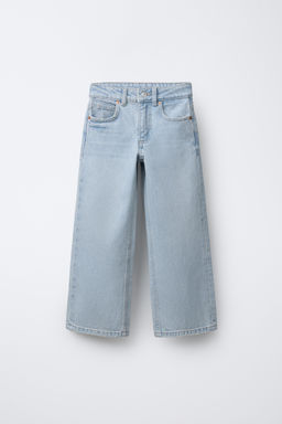 JEANS WIDE LEG / Azul claro - Zara фото 8