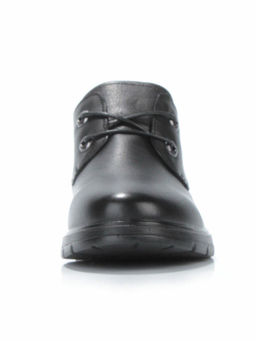 03-5077 BLACK Полуботинки женские (натуральная кожа)