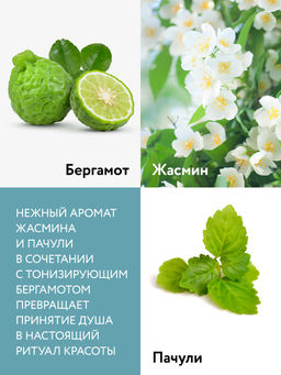 1054 Dr.Sea УВЛАЖНЯЮЩИЙ ГЕЛЬ ДЛЯ ДУША БЕРГАМОТ - ПАЧУЛИ - ЖАСМИН, 300 ml