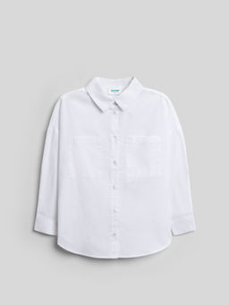 ACOOLA / Блузка детская для девочек Kort молочный  фото 3