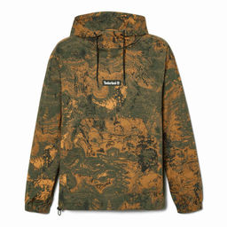 Мужская куртка Timberland Hoodie AOP зеленая  фото 6