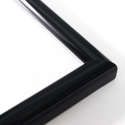 Фоторамка для фото 30×40 см «Радуга», пластик, чёрный, (пластиковый экран)