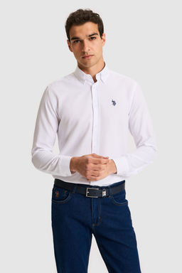 Erkek Beyaz Uzun Kollu Basic G_mlek - U.s. polo assn фото 8
