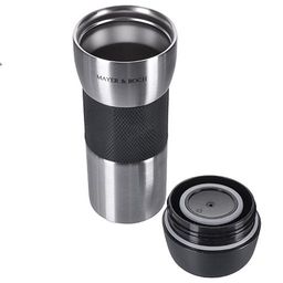 28433 Термокружка ЧЕРНАЯ 450мл нерж.МВ (х24) - Mayer&boch фото 3