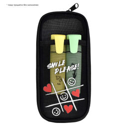 Пенал школьный Феникс+, арт.62066/ 24 СМАЙЛИКИ-СЕРДЕЧКИ  фото 5