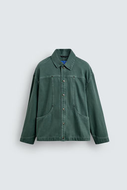 WASHED STRUCTURED OVERSHIRT - Zara фото 7