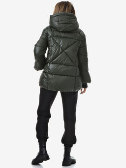 Зимняя куртка с вязанной отделкой - А+б коллекция фото 5