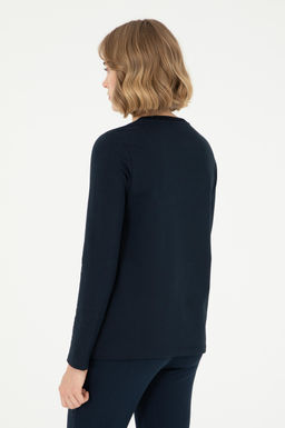 Женский темно-синий свитшот - U.s. polo assn фото 5