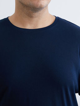 B?y?k Beden Bisiklet Yaka Uzun Kollu Erkek Ti??rt