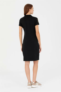 U. S. Polo Assn Женское черное трикотажное платье - U.s. polo assn фото 12