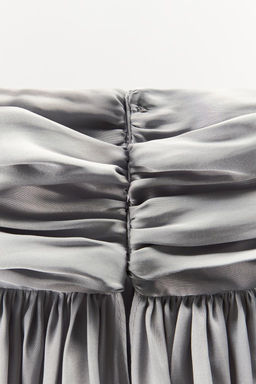 LIMITED EDITION SATIN CAPE DRESS - Zara фото 9