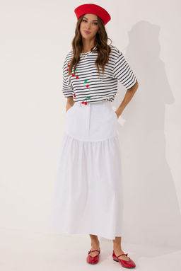 Джемпер LYUSHe 4070 полоска фото 4