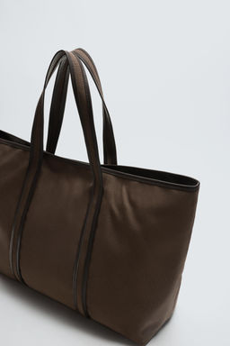 WOVEN SHOPPER BAG - Zara фото 3