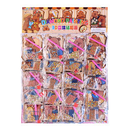 Мозаика алмазная "Такая разная капибара" 10*13см