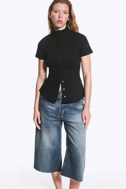 Top de algod?n ajustado - H&m фото 2