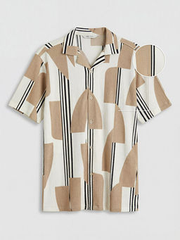 Regular Fit Desenli Erkek G?mlek