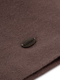 Шапка жен. шерсть+акр LB-N88039 cacao