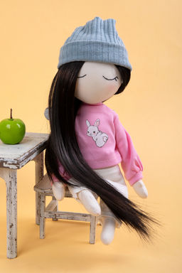 HobbyBe HAR-3 Тресс для кукол 25 см 100 см 34 г 06 черный