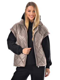 Жилет утепленный стеганый без капюшона