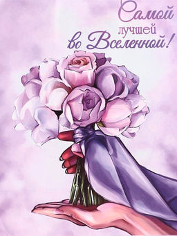 Цена за 3 шт. Пакет подарочный крафт Лучшей во вселенной 21?11?27 См - Доступные радости фото 3