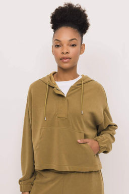 DeFactoFit Oversize Premium Kapusonlu Sporcu Sweatshirt  фото 2