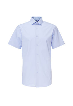 Сорочка мужская короткий рукав GREG 220/107/6403/Z STRETCH  фото 7