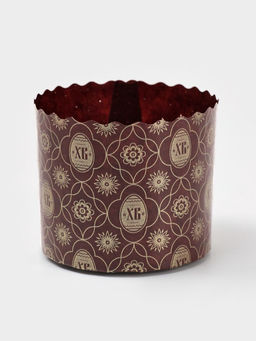 Формы для выпечки кулича бумажные ХВ яйцо, одноразовые, набор 10 шт., 7?6 см, коричневые