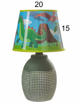 Лампа настольная RISALUX 16772/1GN, E14, 40 Вт, зелёная, 20×20×39 см