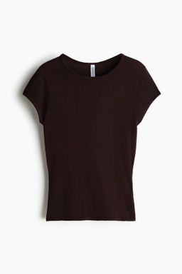 Top en punto fino con mangas japonesas - H&m фото 3
