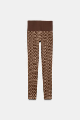 THERMOLITE® CORE JACQUARD THERMAL LEGGINGS SKI COLLECTION - Zara фото 7