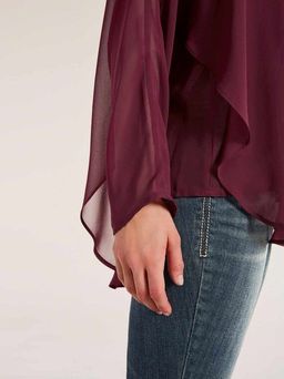 Блузка, бордовая - Heine фото 6