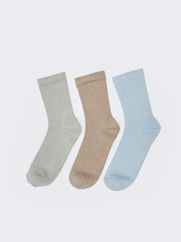 Sim Detayl? Kad?n Soket ?orap 3l?