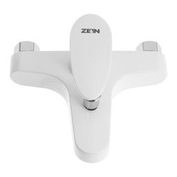 Смеситель для ванны ZEIN Z3674, однорычажный, без душевого набора, белый