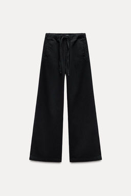 Z1975 HIGH-WAIST WIDE-LEG JOGGER JEANS - Zara фото 10