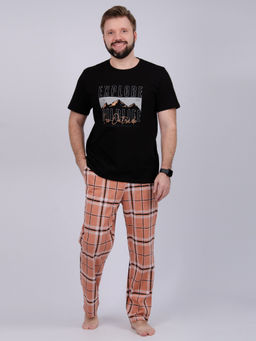 Пижама "Альпы 2" брюки, трикотаж